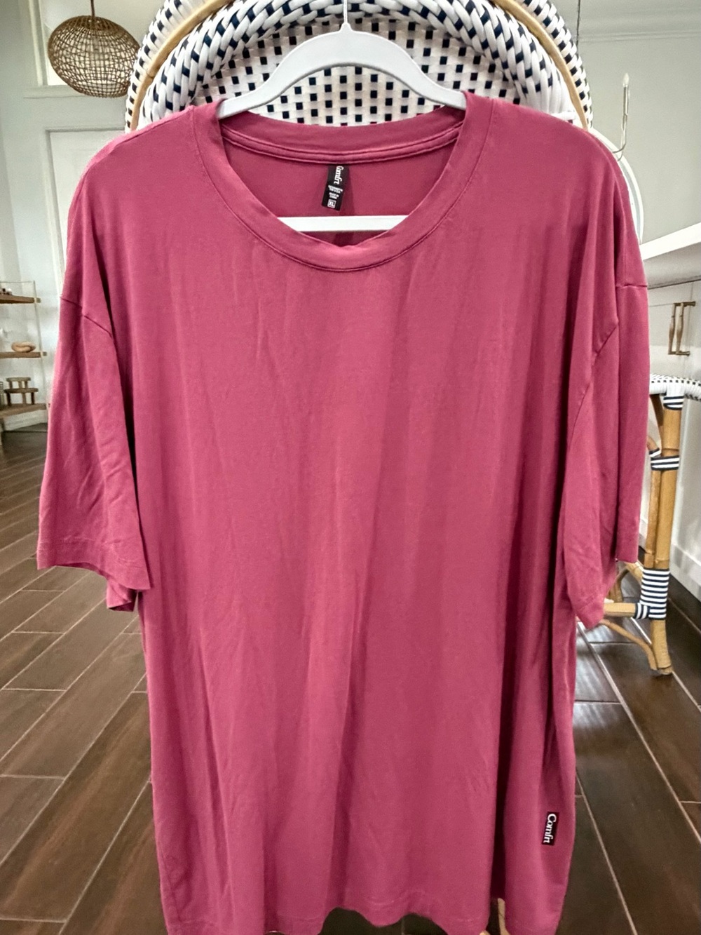 Comfrt Cloud Lounge Tee Shirt Berry Magenta Purple Oversized Women’s XL